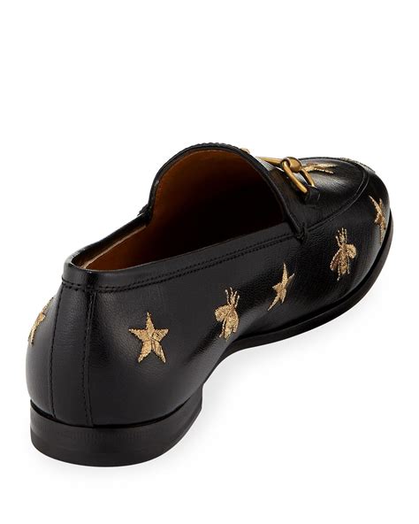 gucci jordaan loafer bee|gucci jordaan loafers women.